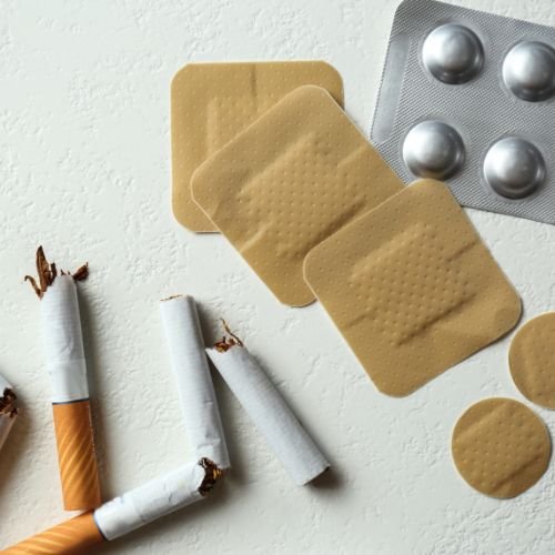 patch et gommes pour arrêter de fumer